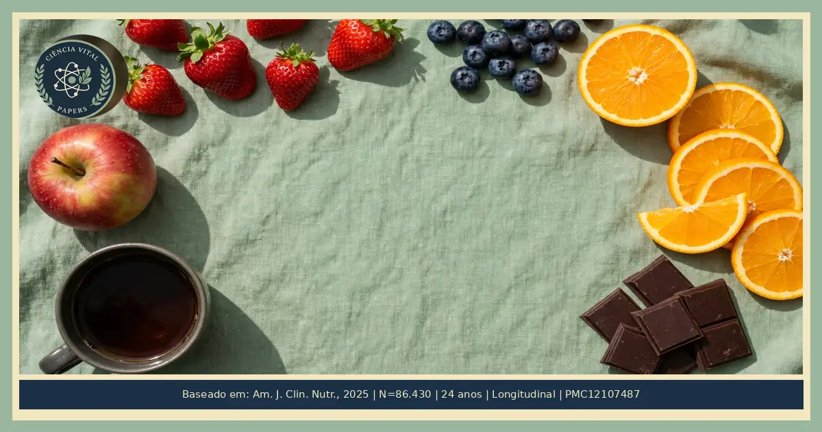 Comer mais frutas vermelhas e chá pode mudar como você envelhece? Um estudo de 24 anos investigou
