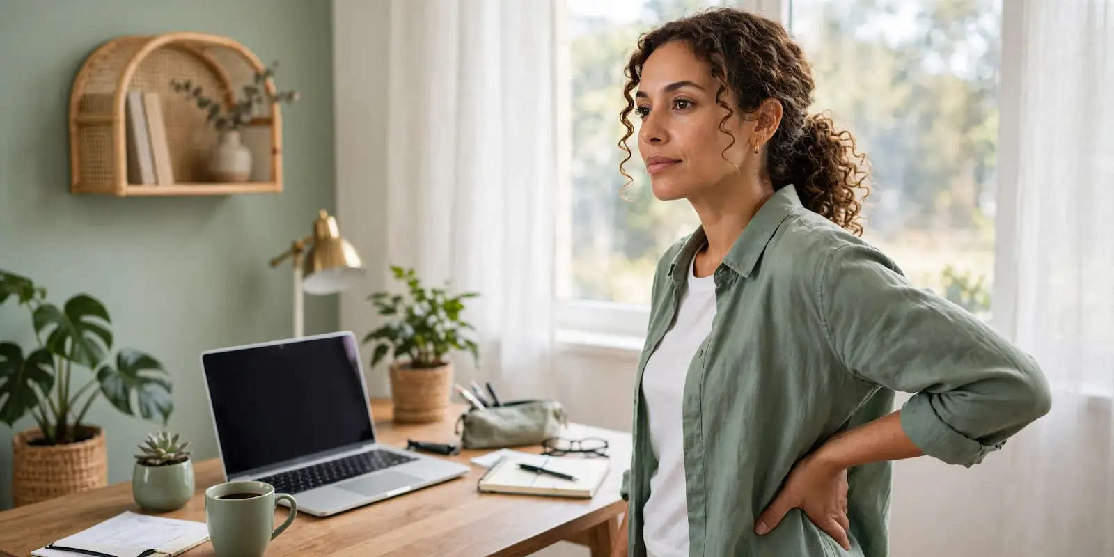 Dor nas Costas no Home Office: O Que Realmente Ajuda (Além de "Ajustar a Postura")