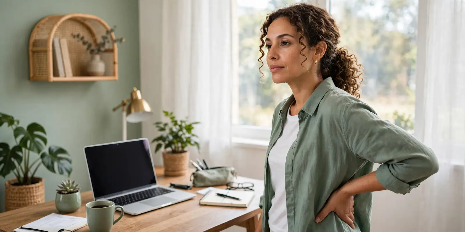 Dor nas Costas no Home Office: O Que Realmente Ajuda (Além de "Ajustar a Postura")