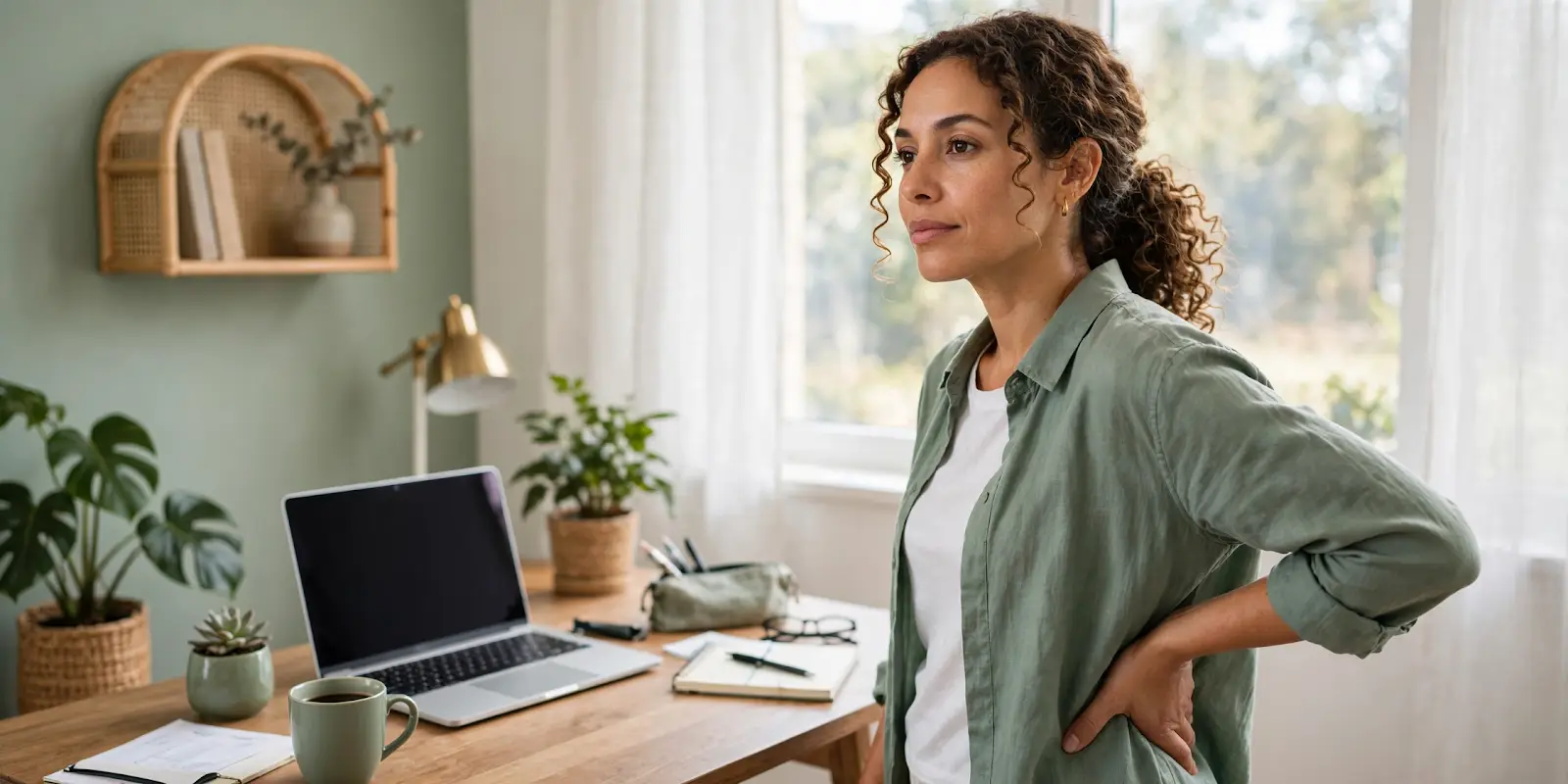 Dor nas Costas no Home Office: O Que Realmente Ajuda (Além de "Ajustar a Postura")